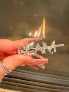 Glam Hair Clip - Silver